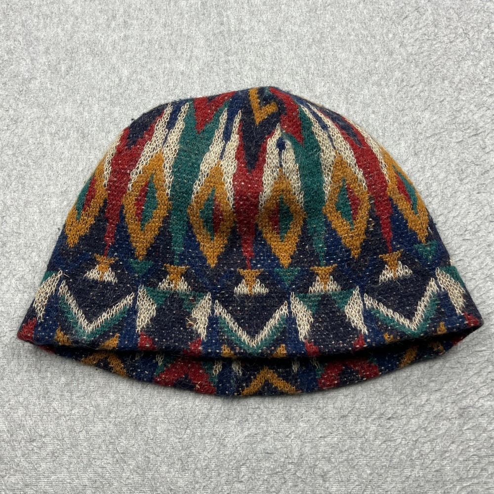Missoni Beanie Adult One Size Multicolor Geometric Mohair Wool Knit Hat Italy
